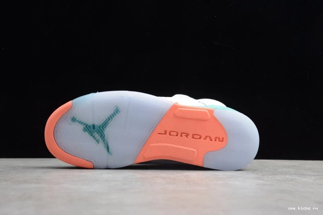Cheap 5 Air GS 440892-100 Jordan Aqua Light 0521
